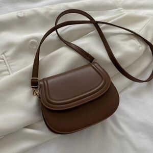 Mini Minimalist Flap Saddle Bag
